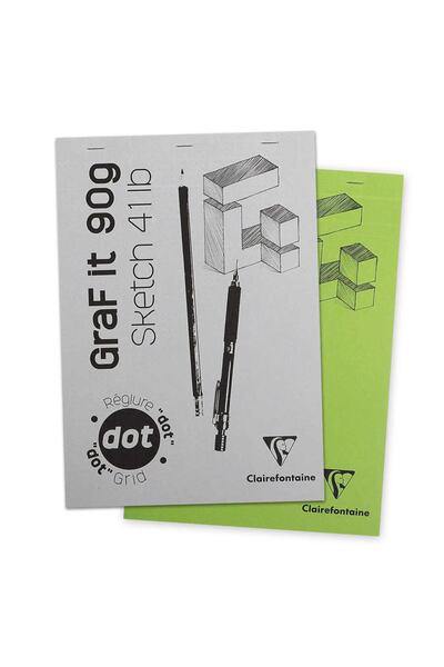 Clairefontaine Album Esquisse Ivory A5, 90g, 100 de coli, spiralat de sus