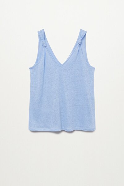 MANGO Woman Γυναικεία μπλούζα ουρανού 17020237