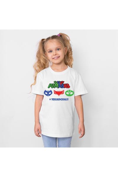 Hilosh Tricou pentru copii unisex imprimat Pj Masks H04