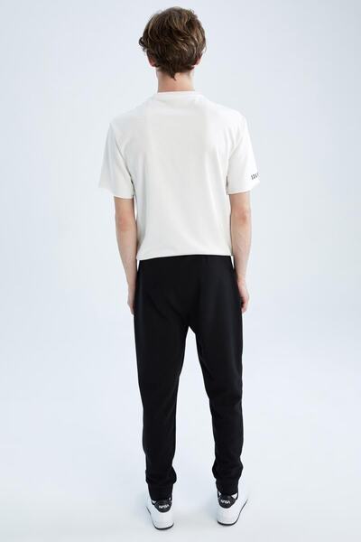 DeFacto Slim Fit Fleto Cepli Esnek Paça Eşofman Altı