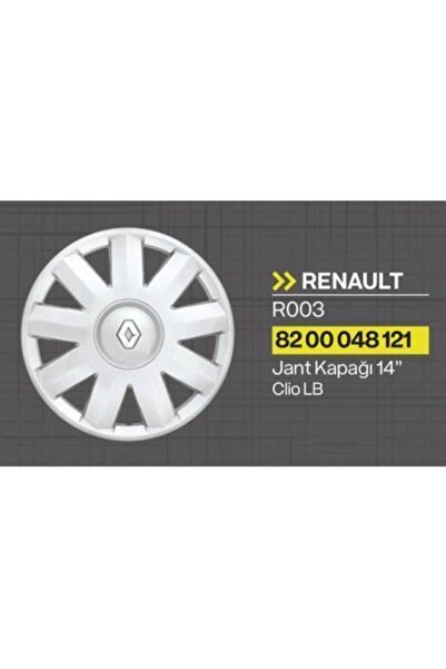 Genel Markalar Clio 2 Symbol 14 Inç Jant Kapak Takımı 8200048121 Uyumlu