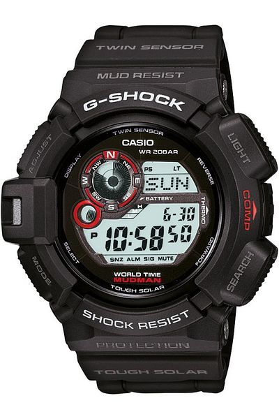 Casio G Shock G9300 - Compatible Black Silicone Watch Band