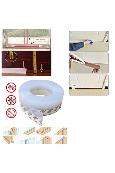 sebura Anti-Wind - Strip Tape under Door, Wind Breaker Sound Anti-Dust