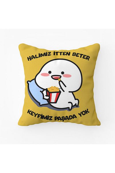 Puffbutik Our Halimiz Itten Beter Our Pleasure Is Not in Pashada Puff Pillow
