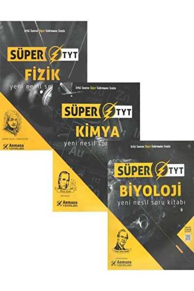 Süper Tyt Fizik-kimya-biyoloji Yeni Nesil Soru Kitabı Seti Armada Yayınları