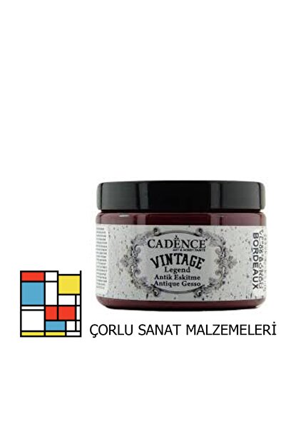 Cadence Vintage Legend Antik Eskitme 150 ml. VL-05 BORDO