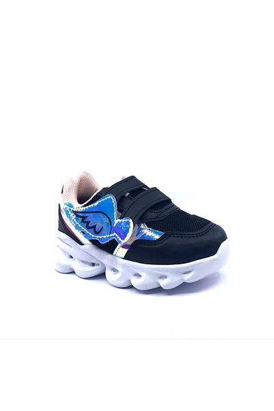 Cool Pantofi sport de zi cu zi pentru fete negre Melek Ortopedic