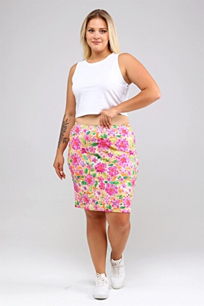Seamoda Спідниця з рожевим квітковим візерунком
