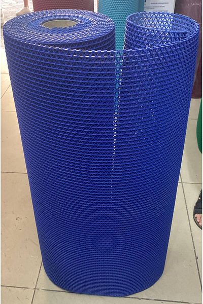 ÖZBALBAN Zmat Star-mat Non-Slip Wet Floor Mat Width 90 Cm Thickness 6 Mm Blue