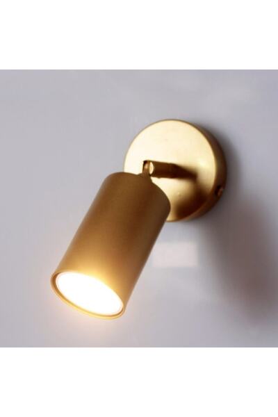 demet habek mylights Mylights Mat Gold Led Spot Aplik Günışığı Ampul Dahildir