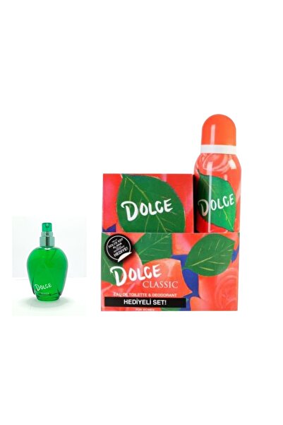 Dolce Classic Edt 100 ml Kadın Parfümü 150 ml Deodorant 1 Adet Kutusuz