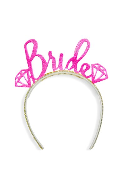 DÜVENCİ TİCARET Σετ τιάρας Eva Taç για νύφη σε χρυσό-ασημί-ροζ-κόκκινο-μωβ- 1...