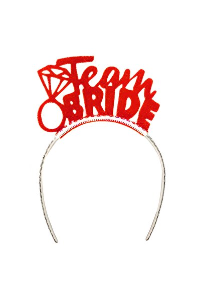 DÜVENCİ TİCARET Κόκκινο Με γκλίτερ Eva Team Bride Στέμμα