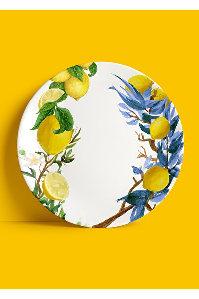 Linden Blanc Lemon Odyssey Collection 6'lı Küçük Melamin Tabak Seti (17cm)