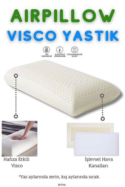 Viscomina Perna Visco Perna Air Channel Perna Originala Visco Suportata 56x34x13 Cm