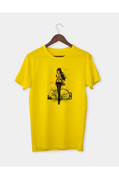Karya Butik Anime Steins Gate 2 Γυναικείο T-shirt με στάμπα κίτρινο