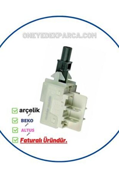 Arçelik 6230 Ht Bulaşık Makinesi Açma Kapama Şalteri
