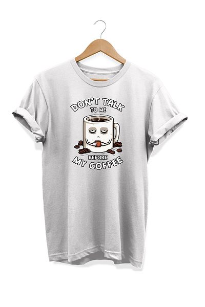 remonz Μπλουζάκι με στάμπα καφέ σειράς Food 100% Cotton Plus Size