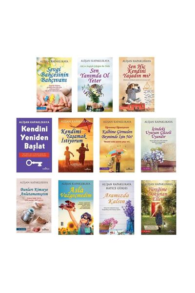 Yediveren Yayınları Alişan Kapaklıkaya Seti 11 Kitap Takım -