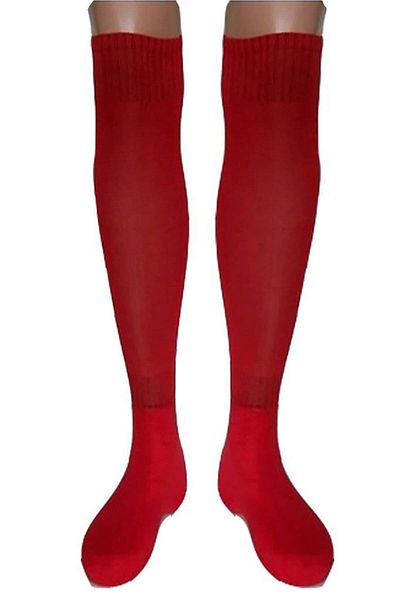 Evox Red Adult Size Football Socks