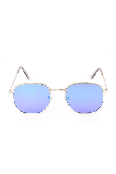Twelve Pentagonal Model Unisex Sunglasses