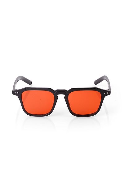 Twelve Unisex Rectangular Bone Sunglasses