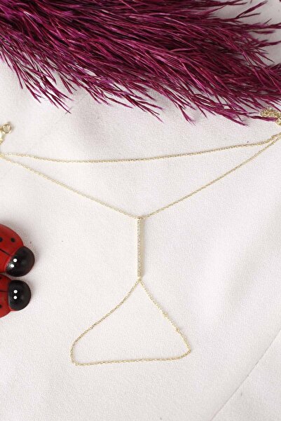 Lia Berto Altın Kaplama Çubuk Model 925 Ayar Gümüş Şahmeran