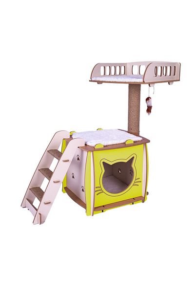Patihomes سرير برو كات هاوس XL - خدش القطط