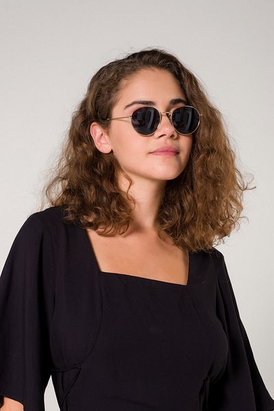 Twelve Round Model Unisex Sunglasses