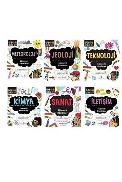 TÜRKİYE İŞ BANKASI KÜLTÜR YAYINLARI Eğlenceli Etkinlikler 6 Kitap Set 1 (ilet...