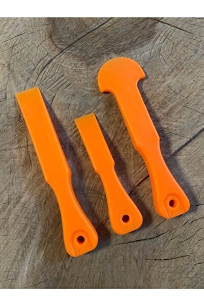 Bema Kaporta Macun Çekme Spatulası Silikon Çekme Spatula 3lü