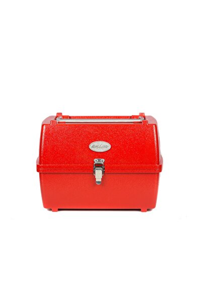 aniva Kırmızı Taşınabilir Katlanabilir Portatif Prtk Mangal-aksesuarsız