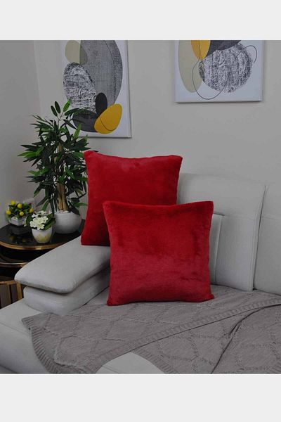 Deep red hotsell cushion covers