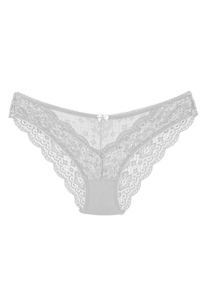 HNX Γυναικεία εσώρουχα 3 τεμαχίων τούλι μπροστά με δαντέλα