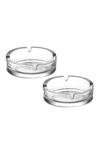 BALSA Lav 2-Piece Glass Ashtray Kyf72