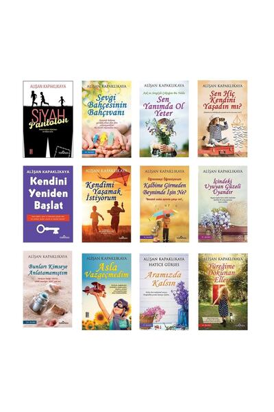 Yediveren Yayınları Alişan Kapaklıkaya Seti 12 Kitap Takım -