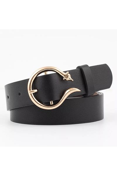BRAND&BELT Ζώνη με χρυσή πόρπη