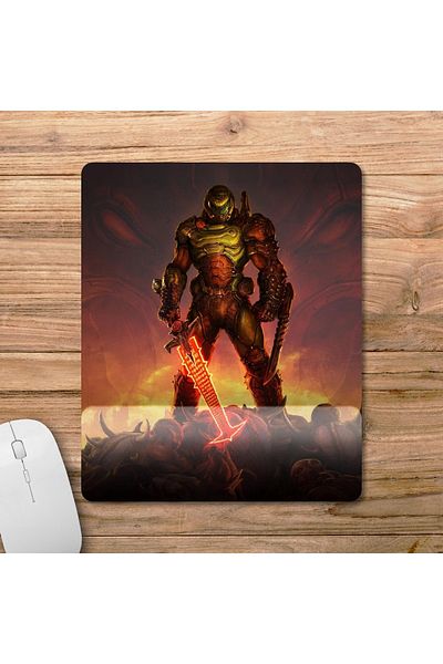 Pixxa موديل لوحة ماوس لدعم المعصم من Doom - 2