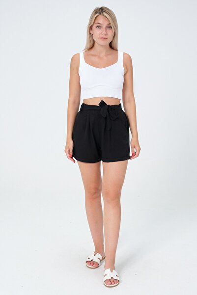 Stylish Keten Şort