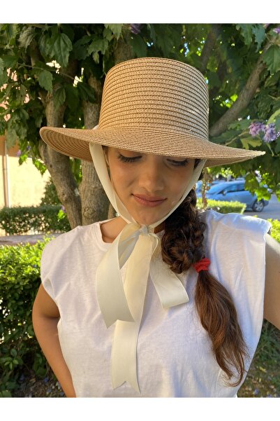 laviyonsa Стрічка з зав'язками, солом'яний капелюх