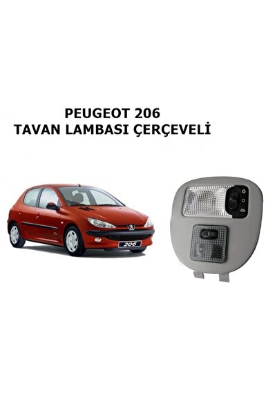 arotomarket Peugeot 206 Tavan Lambası Çerçeveli 8146k9 (3 PARÇALI)