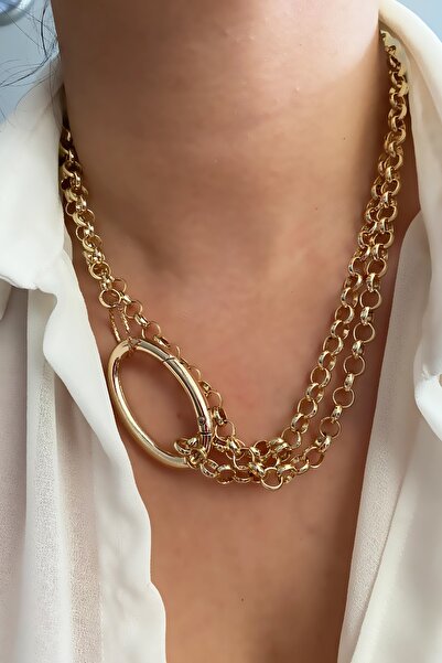 Liveyn Design Double Row Clip Necklace