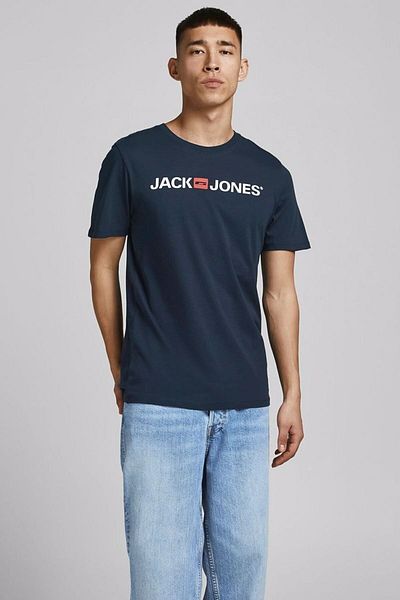 Jack & Jones Λογότυπο Jjecorp Παρακαλώ κόψτε μπλουζάκι με λαιμόκοψη SS