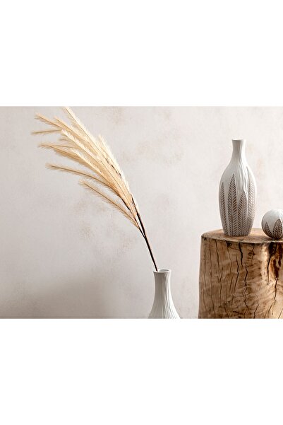 English Home Grassy Tek Dal Yapay Çiçek 120 Cm Bej