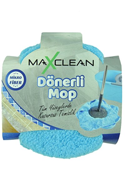 MaxClean 360 Döner Başlıklı Mop Welsoft Yedek Başlık Mavi 35x35 Yedek Döner P...