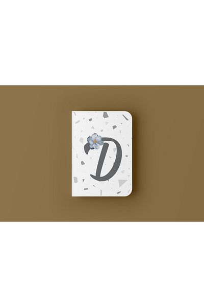 daystore دفتر ملاحظات مطبوع عليه حرف D باللغة التركية