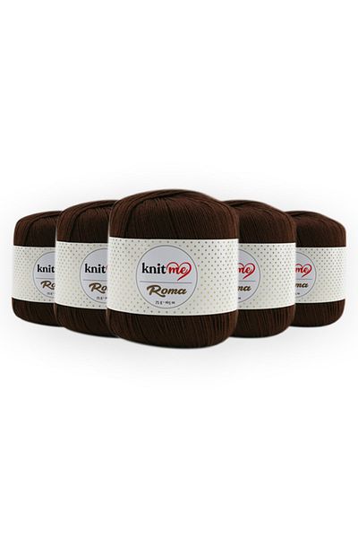 knitme Roma 75 Gr 5 Pack Hand Knitting Yarn Taka Yarn for All Models (890)