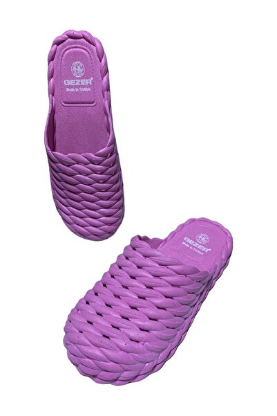 GEZER Ultra Soft Women's Bath Beach Sea and Daily Outdoor Knitted Look Slippers