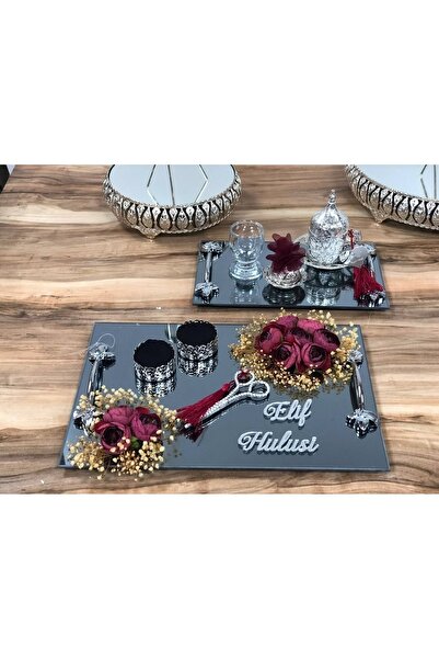 Denseden 2'li Söz-nişan Tepsisi Ve Damat Kahvesi Damat Tepsisi Damat Fincanı