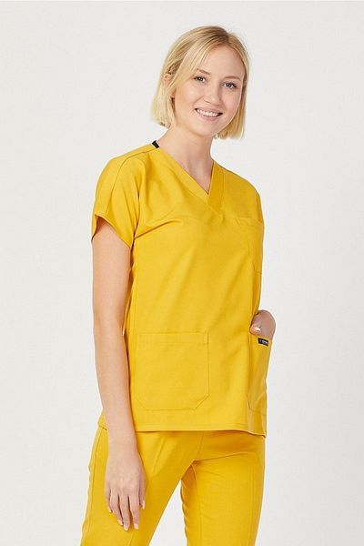 Owlet Medikal Lycra Yellow Surgical Top